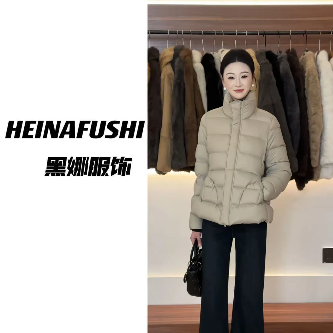 HEINA【小蛮腰】90白鸭绒小蛮腰羽绒服801