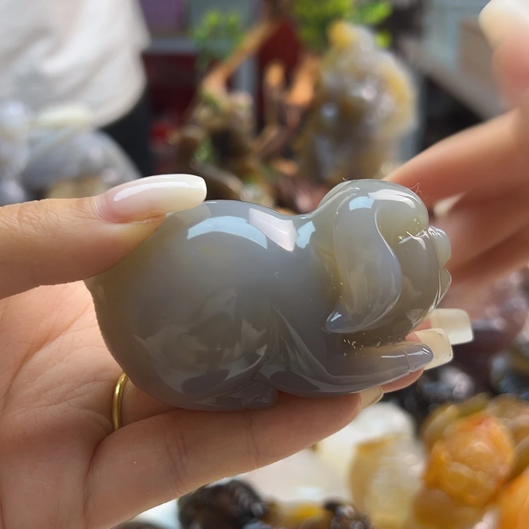 玛瑙/玉髓未镶嵌吊坠(不含链)