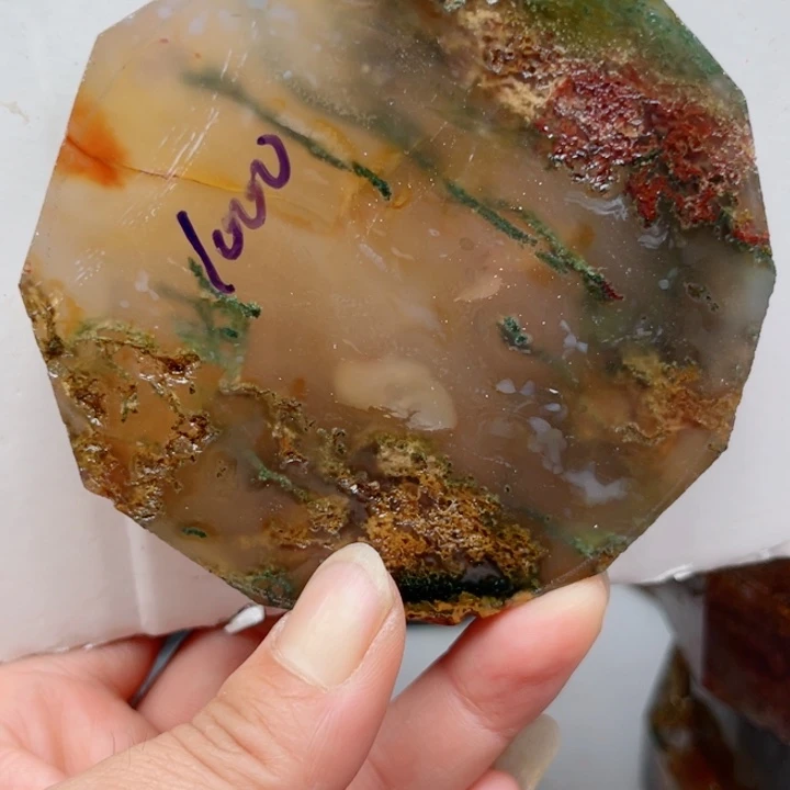 定制玛瑙蓝****0定制水草玛瑙手镯