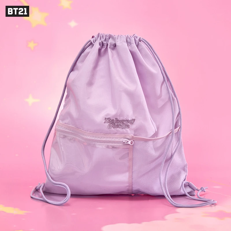 【新品】BT21 旅行系列 抽绳包 轻便LINE FRIENDS 连我朋友