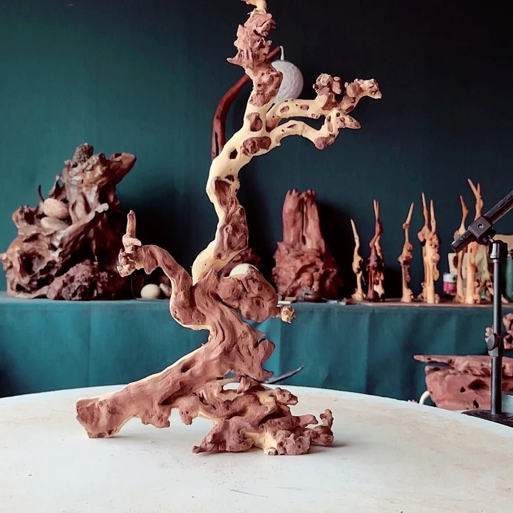 黑果木阿*～343金丝红木羊蹄甲半成品