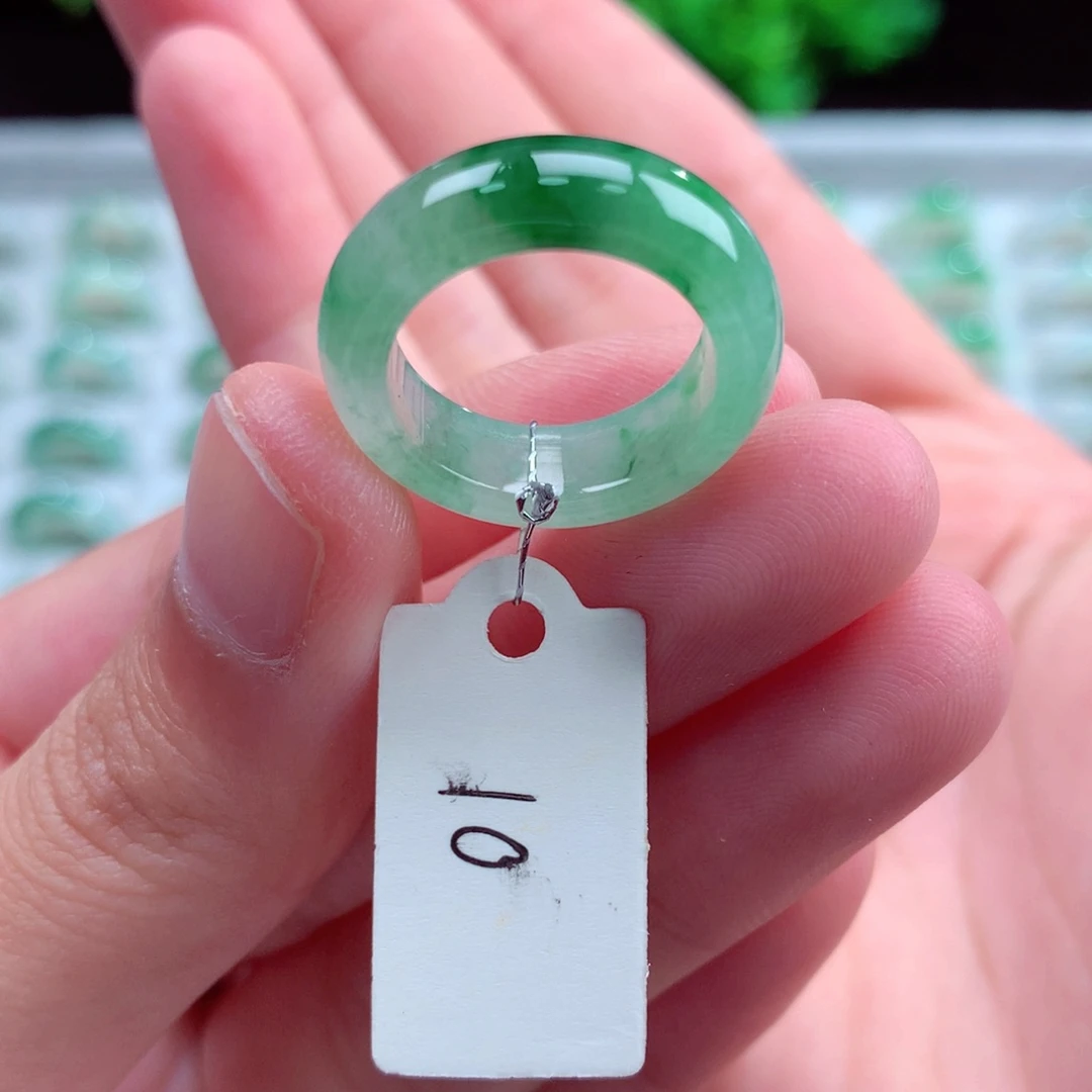 未镶嵌戒指翡翠天然