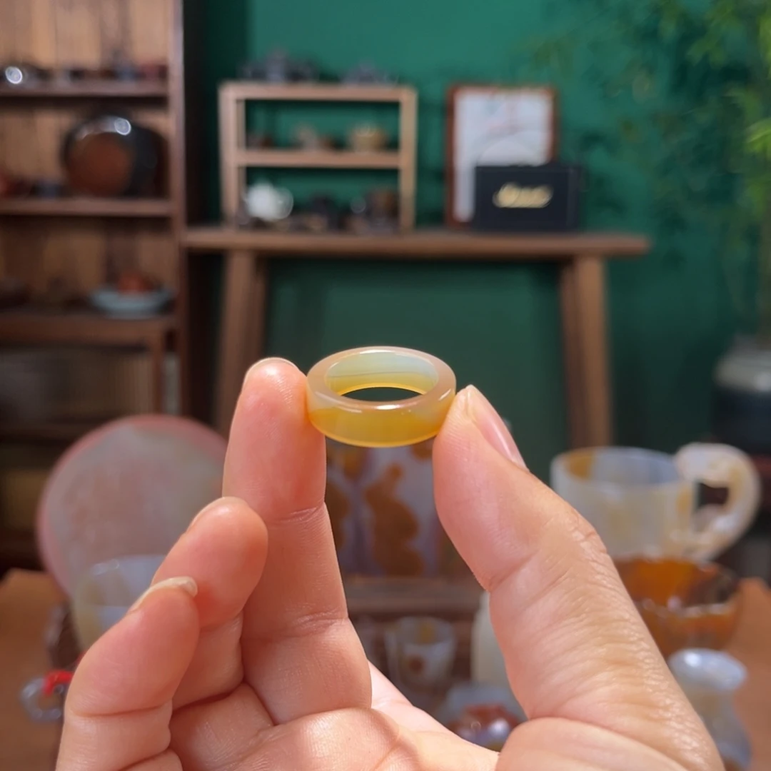 玛瑙/玉髓未镶嵌指环