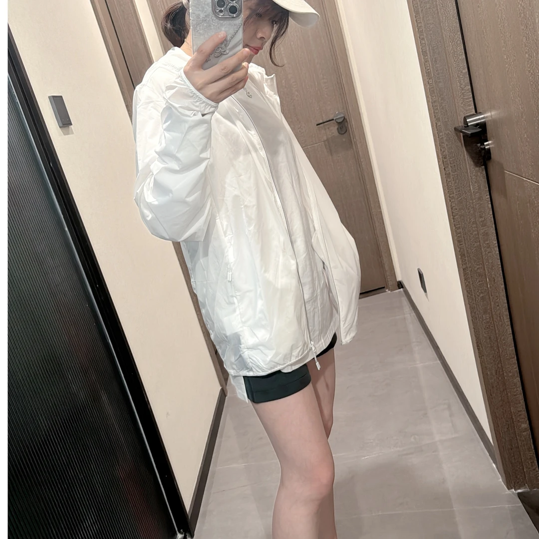 轻薄透气防晒衣男女情侣夏季短款户外皮肤衣薄款连帽夹克外套