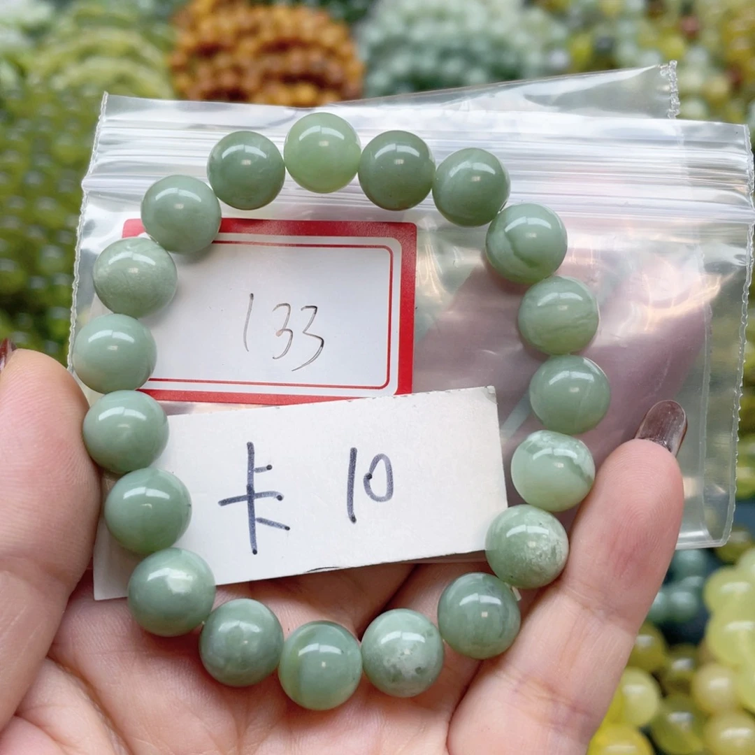 未镶嵌蛇纹石玉手串