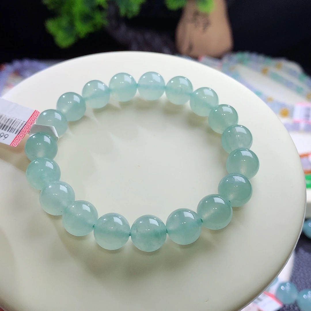 未镶嵌手串翡翠卡10mm