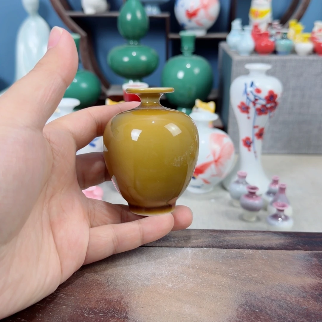 陶瓷手工小花器摆件