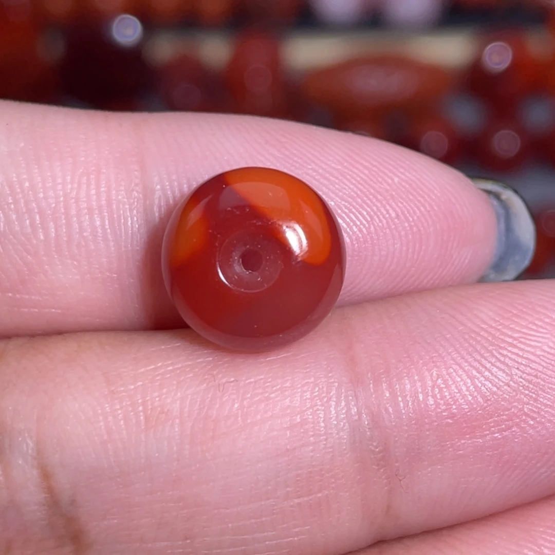 南红玛瑙未镶嵌扣子卡11.7