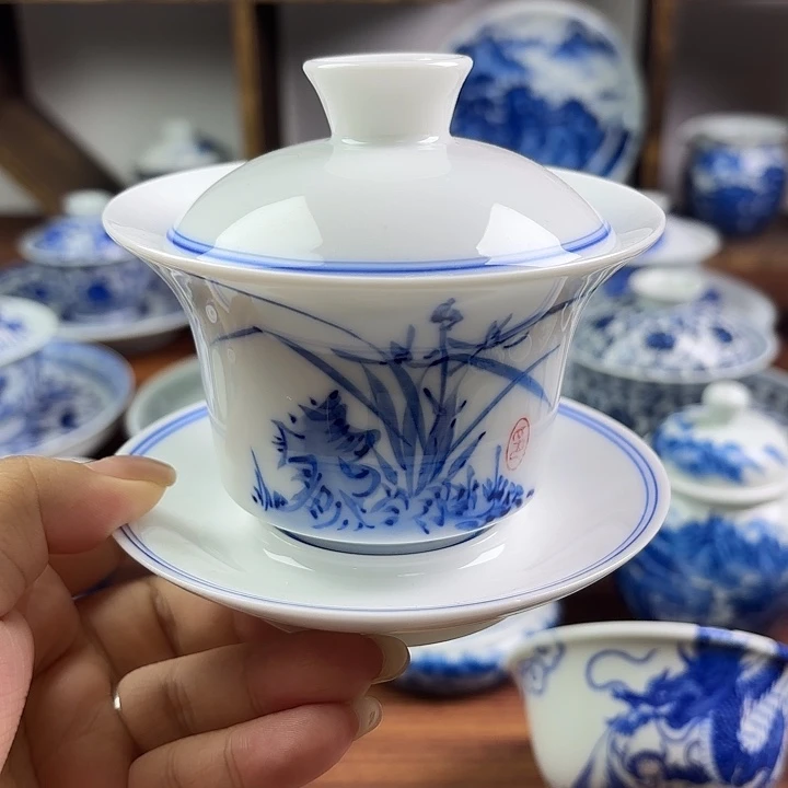 双节大促兰花手绘三才