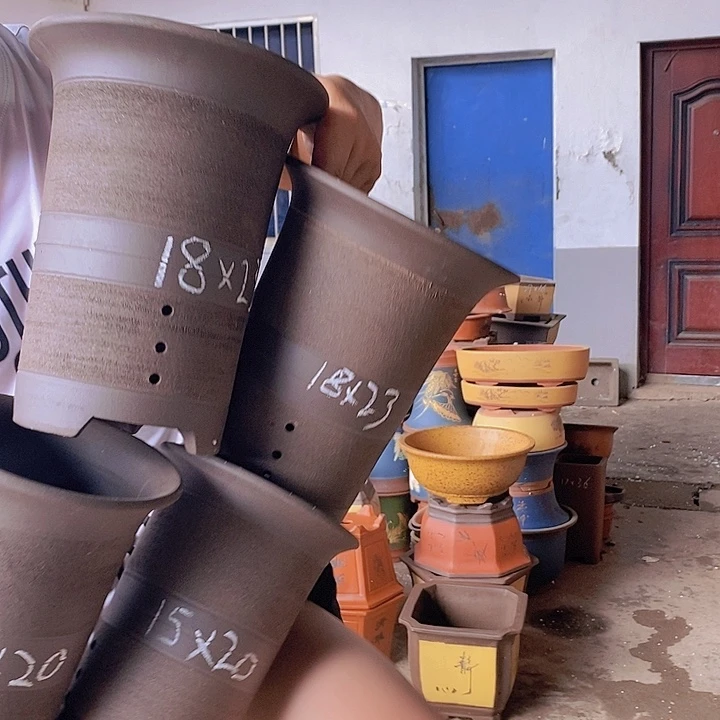 紫砂花盆紫砂花盆