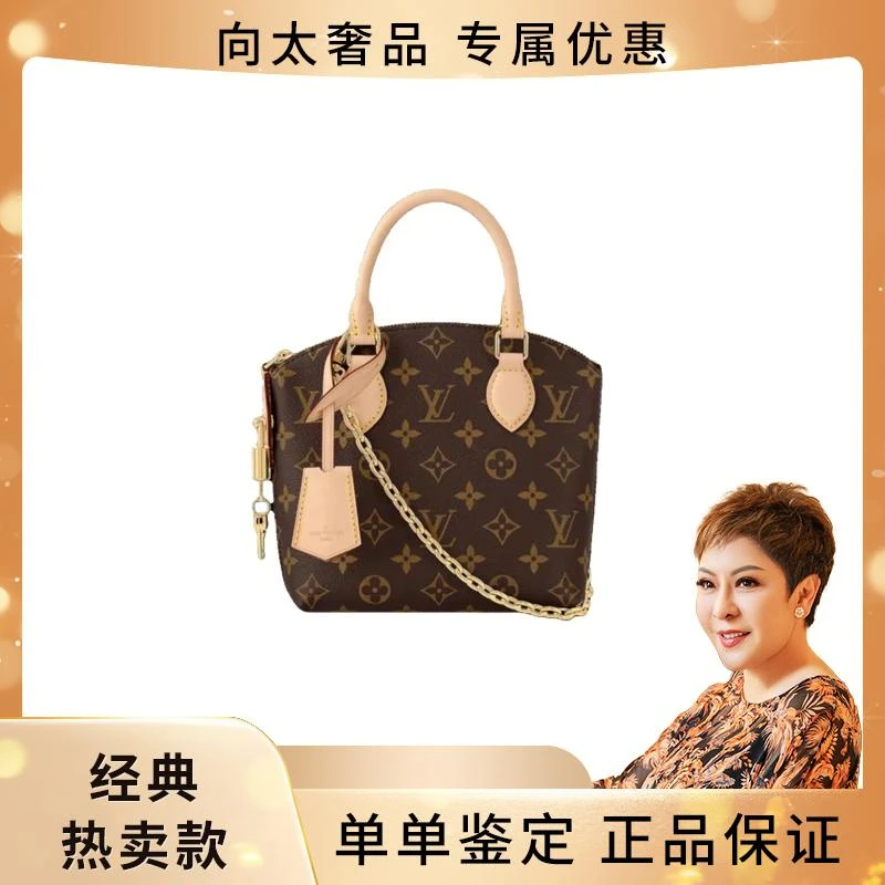 未使用 LouisVuitton/路易威登  芯片款lock lt bb老花单肩包