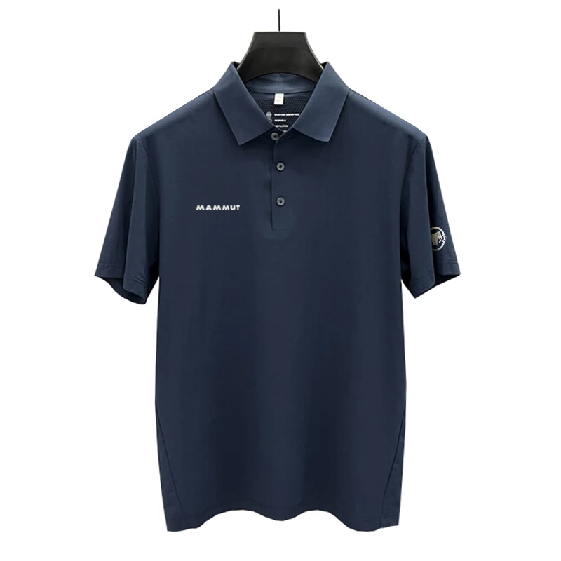 【高奢户外】大象短袖翻领T恤男夏季户外运动速干半袖薄百搭POLO衫