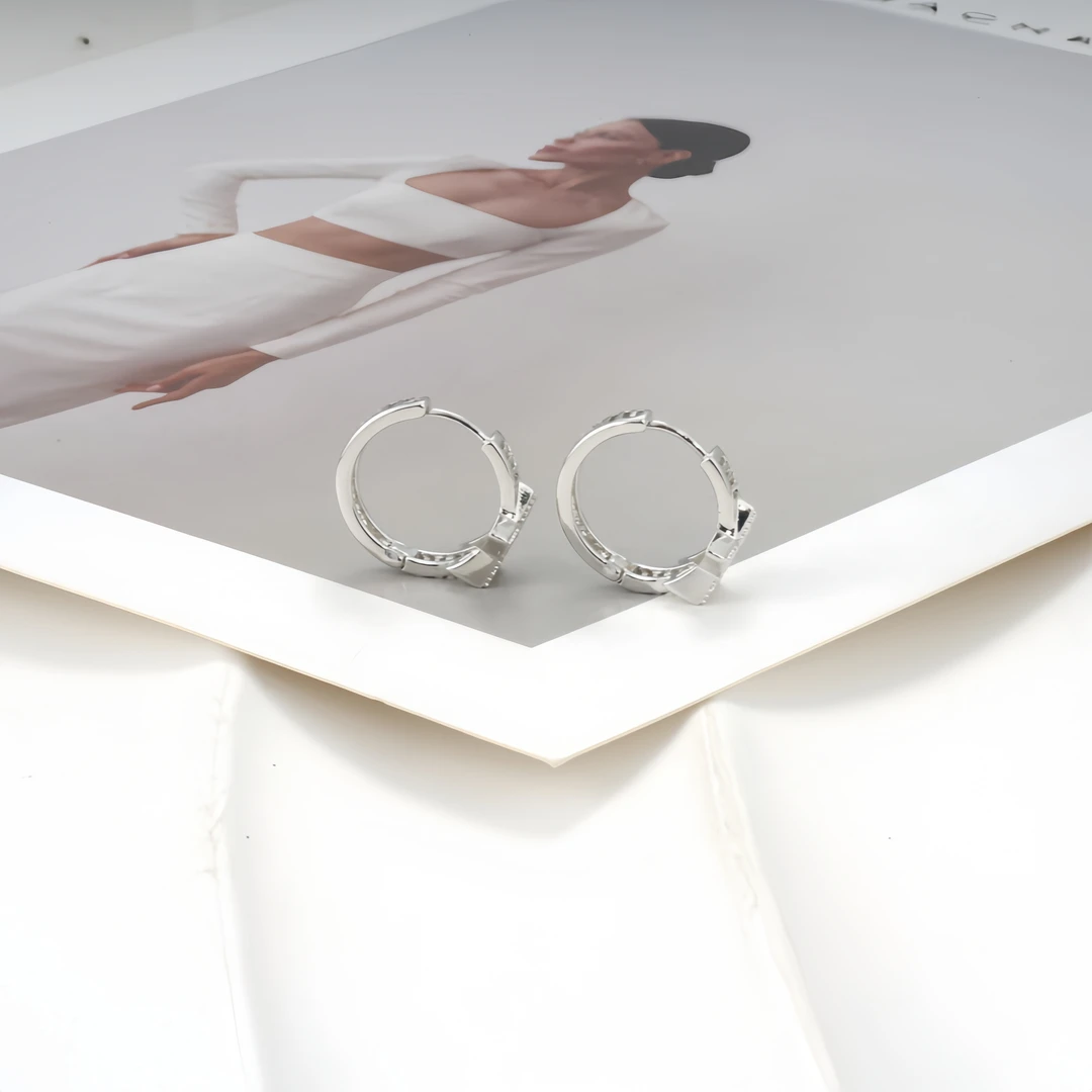 铜合金锆石耳饰 耳环0035