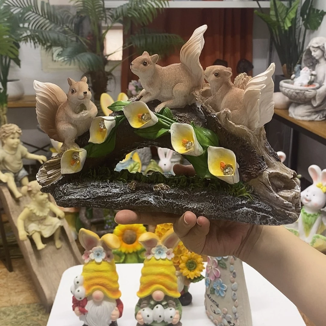 庭院摆件庭院摆件，灯不保亮