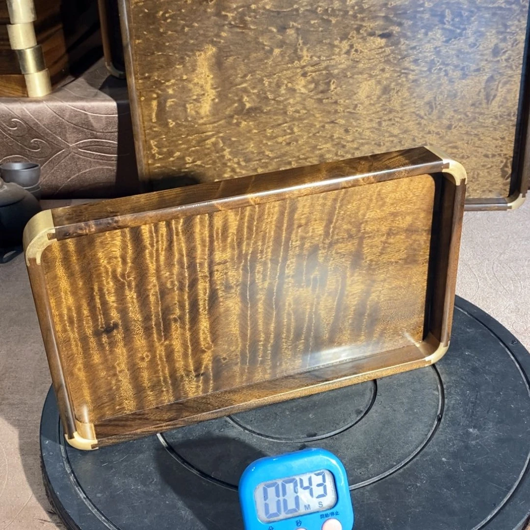 金丝楠水***把金丝楠木文盘