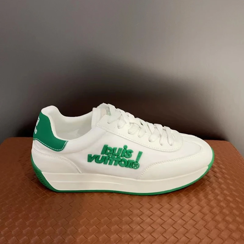 24年新品古米茄休闲潮流布面透气运动男鞋/断码清版55-0016