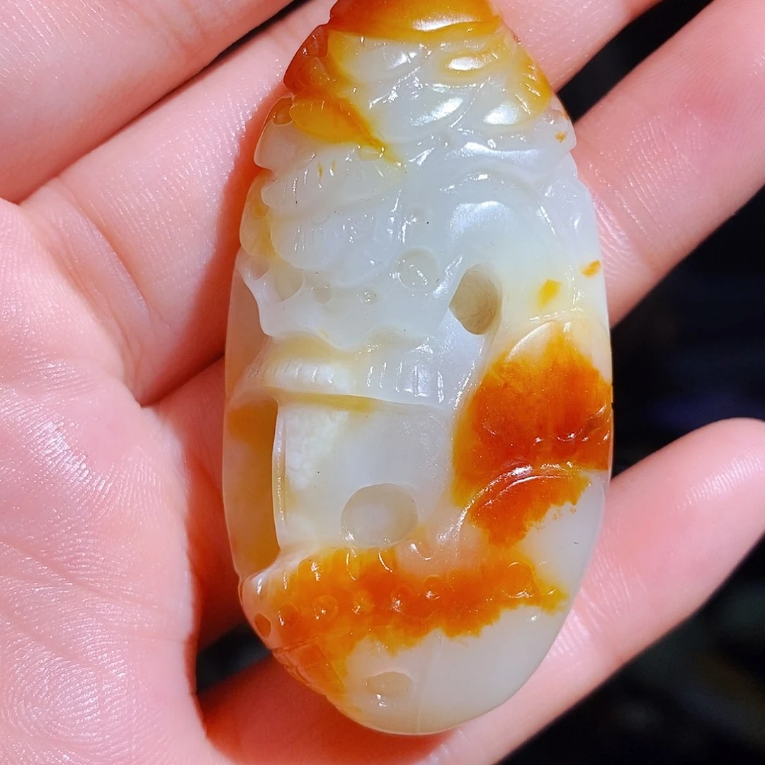 和田玉颈饰未镶嵌