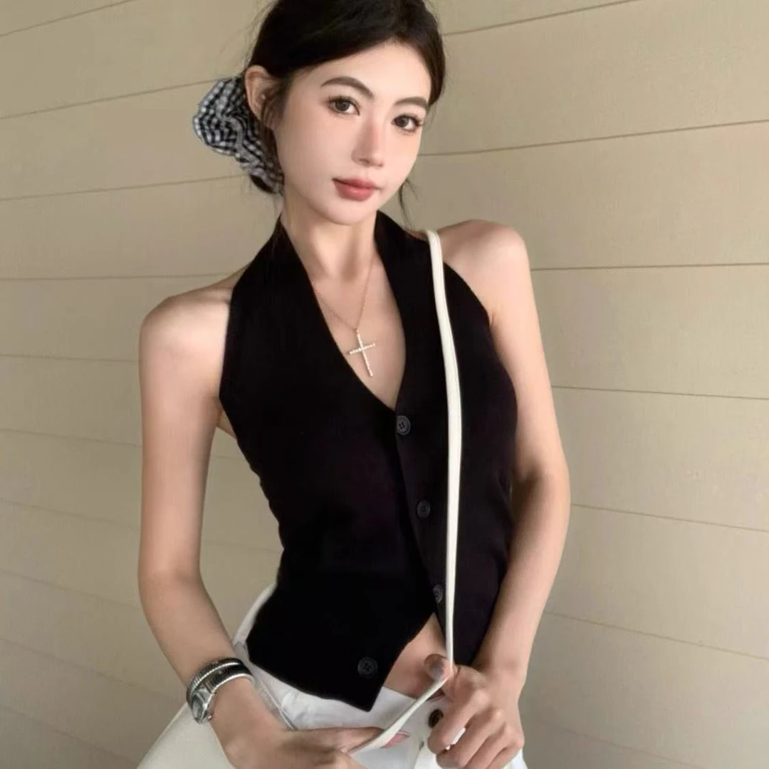 内搭潮流风网红打底吊带修身型背心性感INS风
