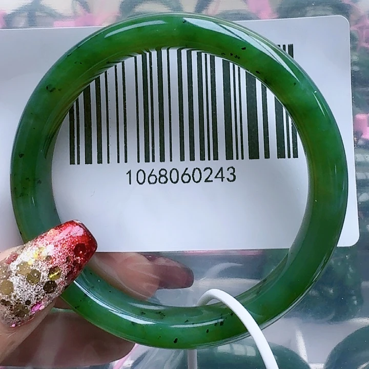 和田玉（碧玉）手镯未镶嵌5455