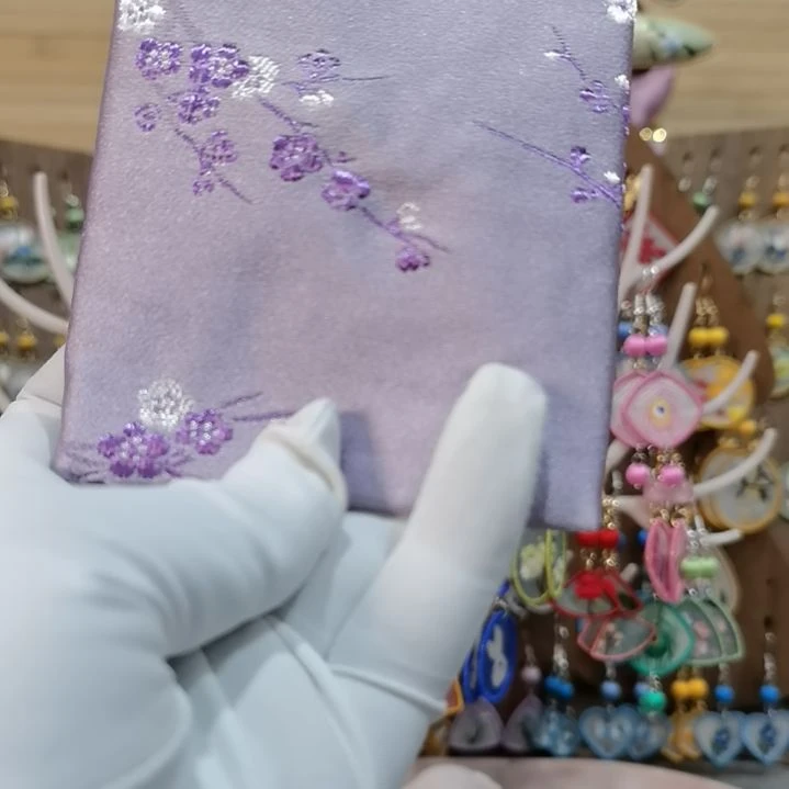 织绣苏绣耳环耳钉耳饰