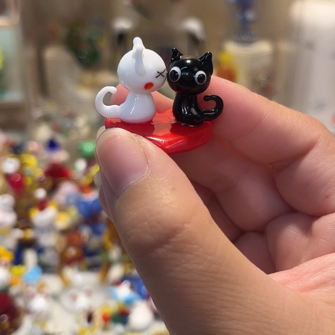 手工艺品琉璃小猫