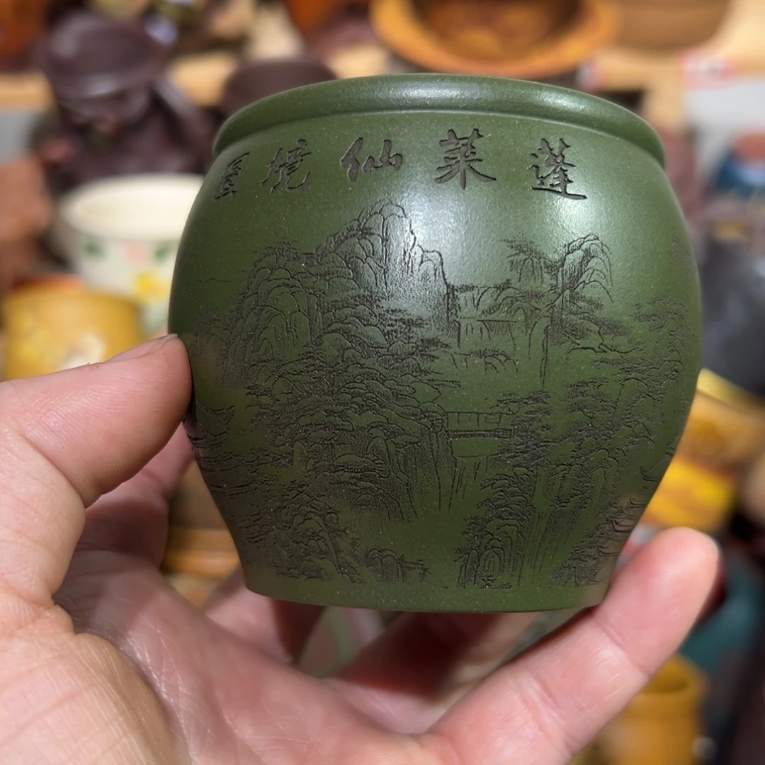 紫砂茶杯宜兴紫砂主人杯