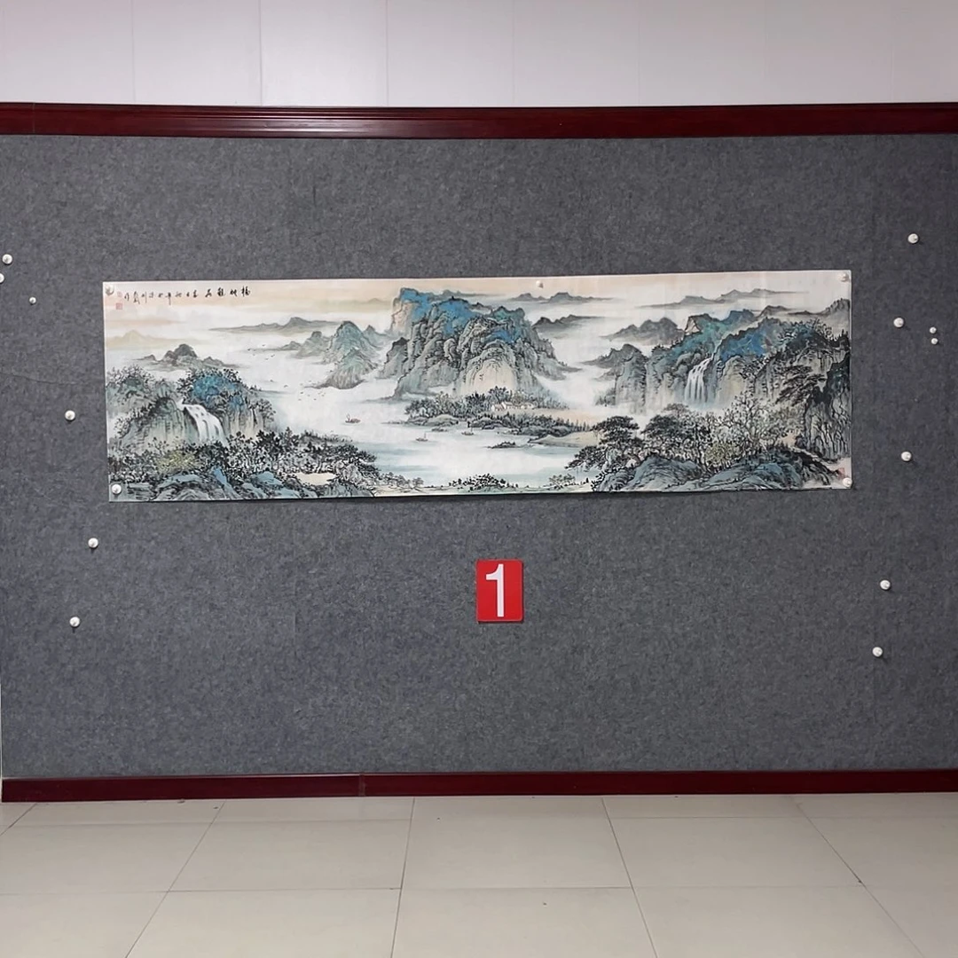国画✺**✺八尺对开画芯 捡漏