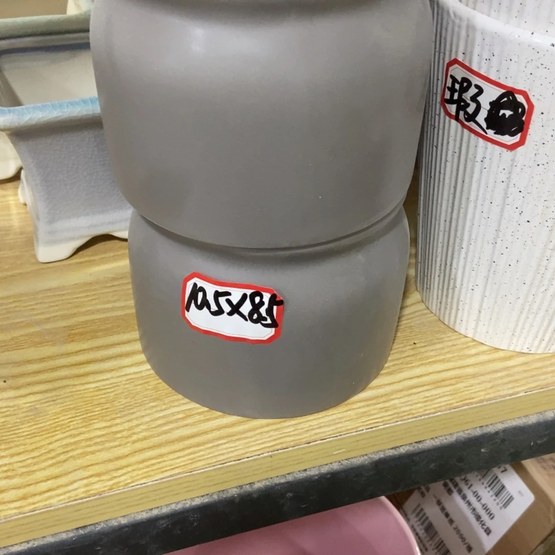 红陶微瑕高温陶瓷花盆