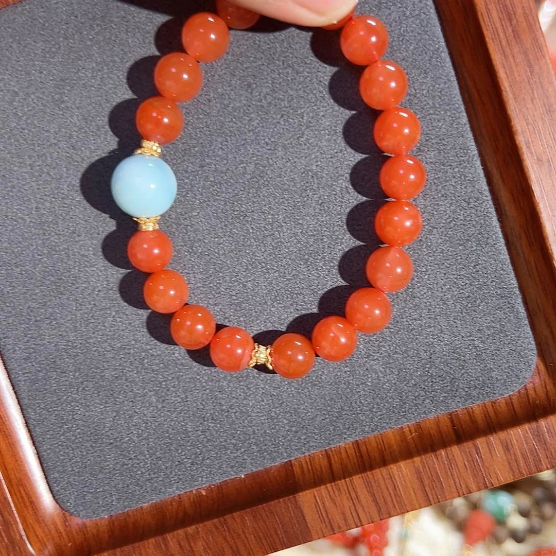 手链未镶嵌南红玛瑙