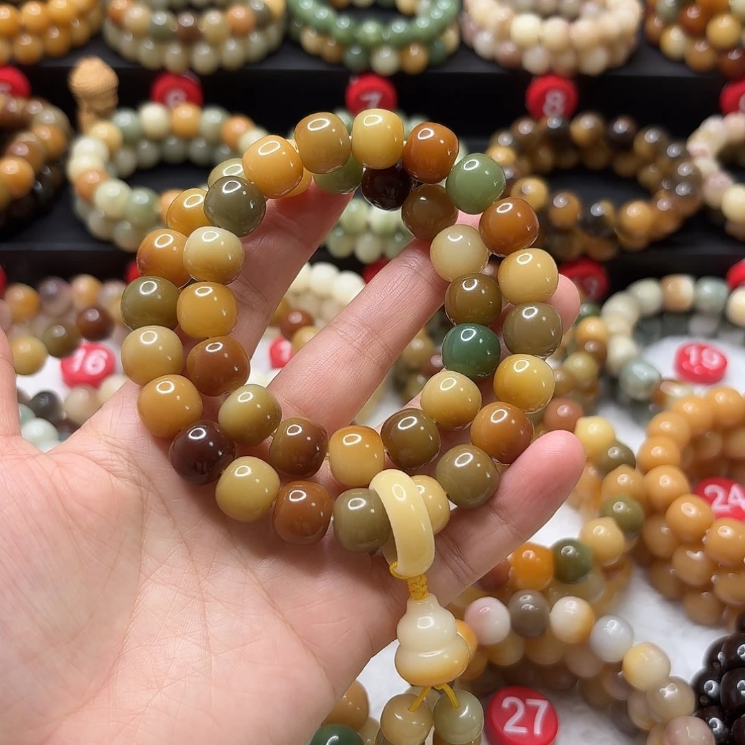 手串菩提根/象牙果敦煌手持 已加备用珠