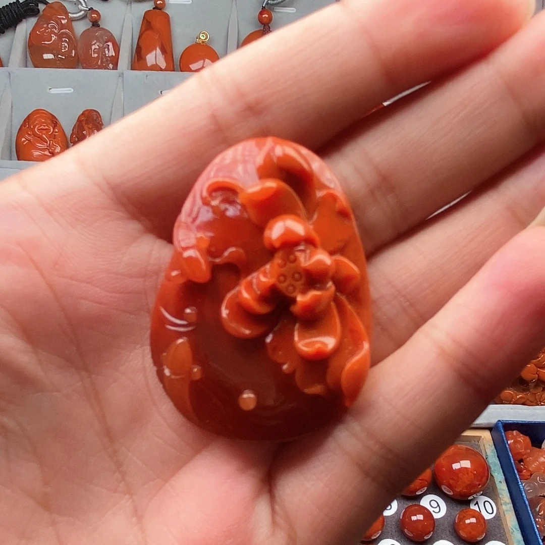吊坠(不含链)未镶嵌南红玛瑙