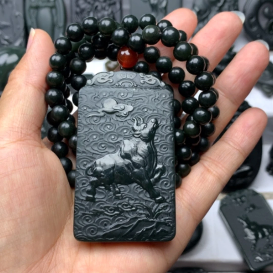 【闪购商品】颈饰未镶嵌和田玉这****了双面雕刻