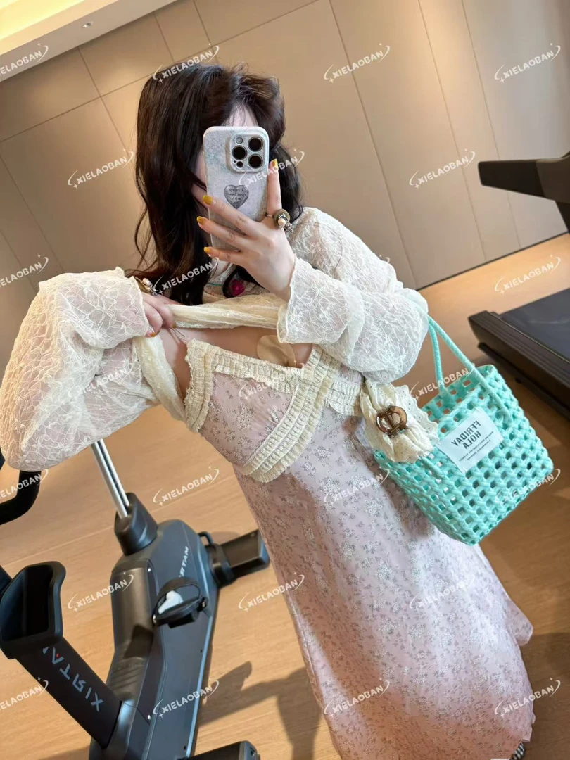 #蟹老板 樱花雨 #连衣裙F3222