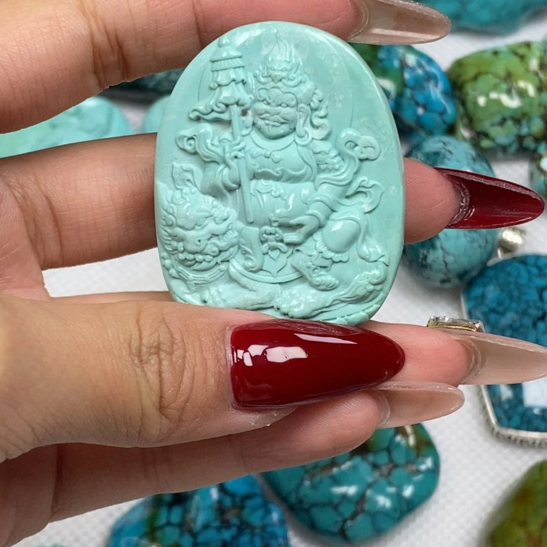 合金绿松石颈饰虎*-