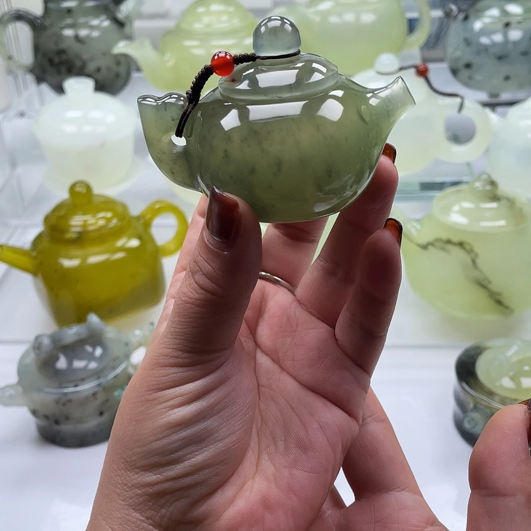 未镶嵌蛇纹石玉壶