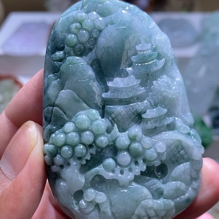 【闪购商品】翡翠未镶嵌颈饰1111111111111