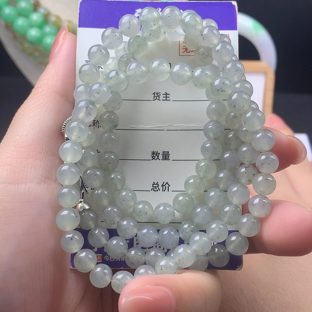 未镶嵌手链翡翠卡6.5