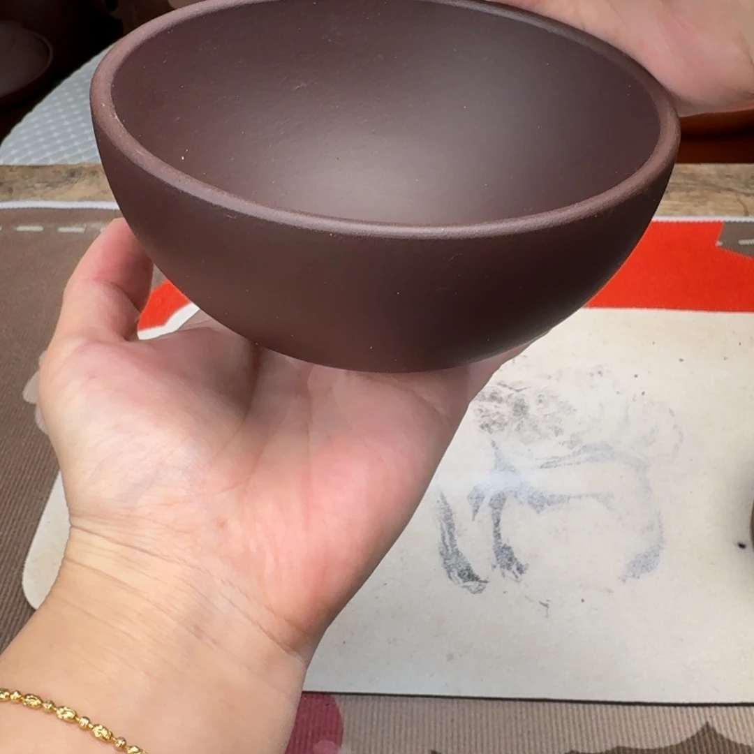 紫砂碗紫砂13公分直径5个