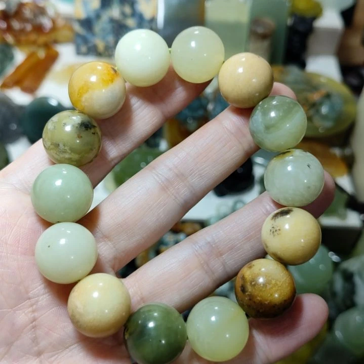 岫玉未镶嵌手串手串