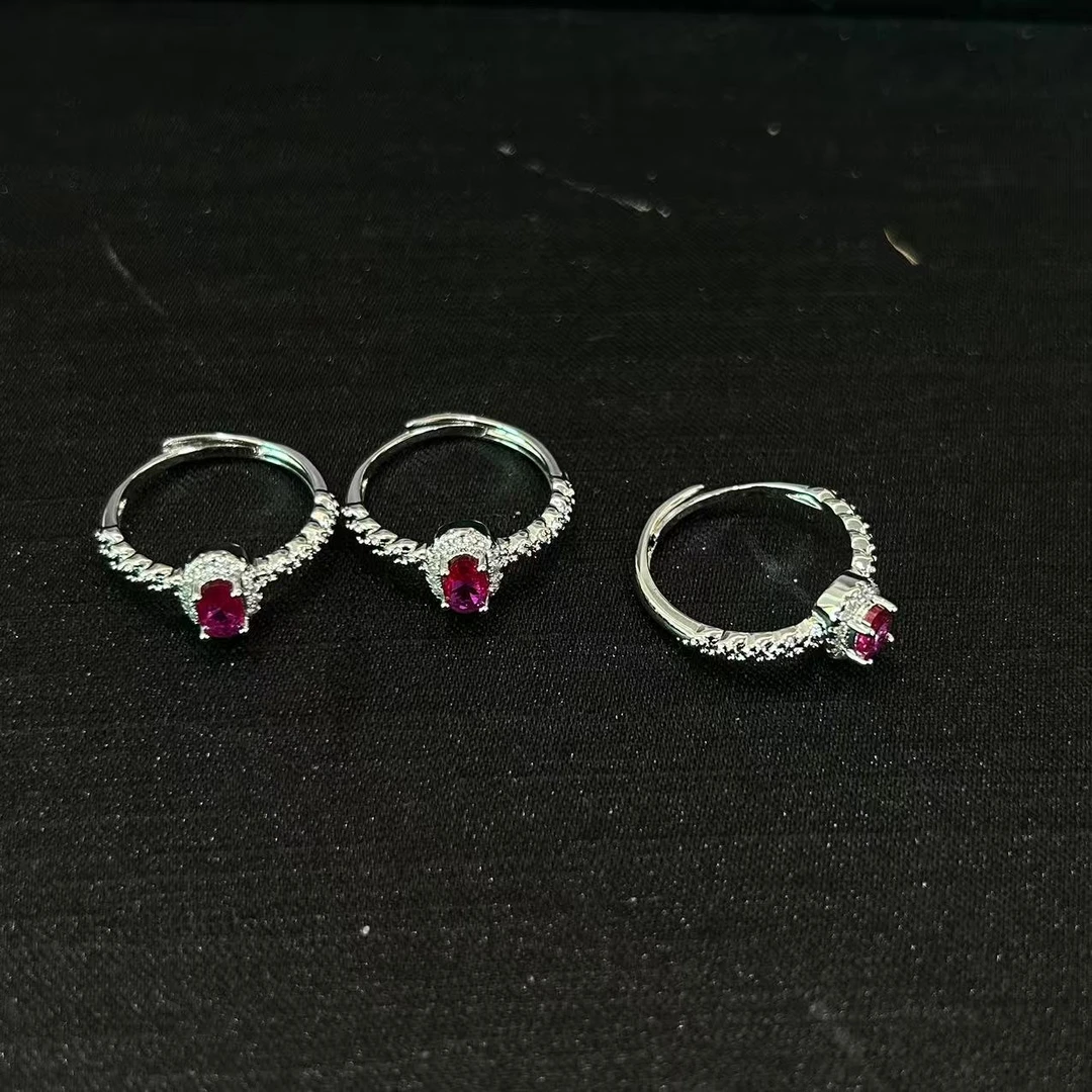 红宝石蛋面戒指（多样性发一件）