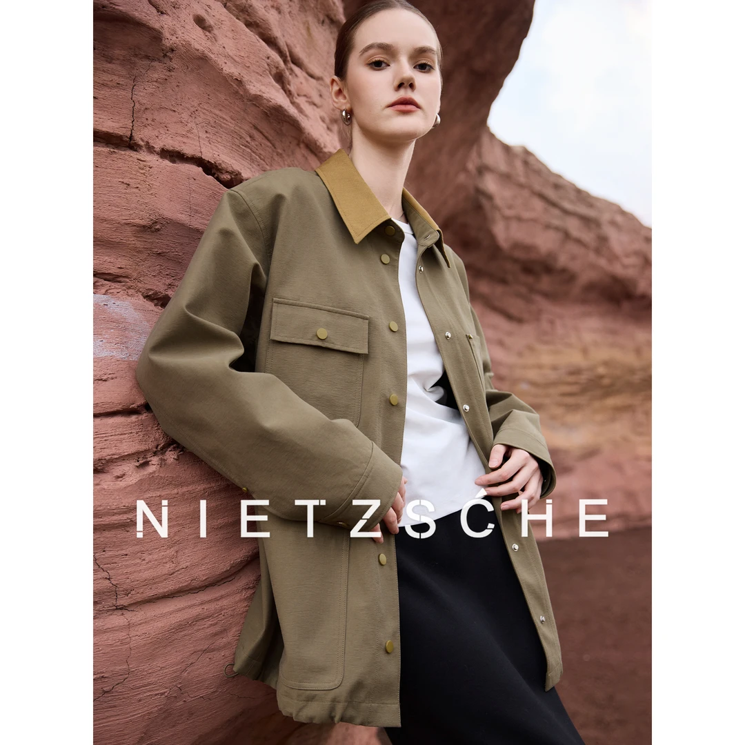 Nietzsche｜安道尔｜巴恩风miu系经典外套 怒推！工装风夹克90195