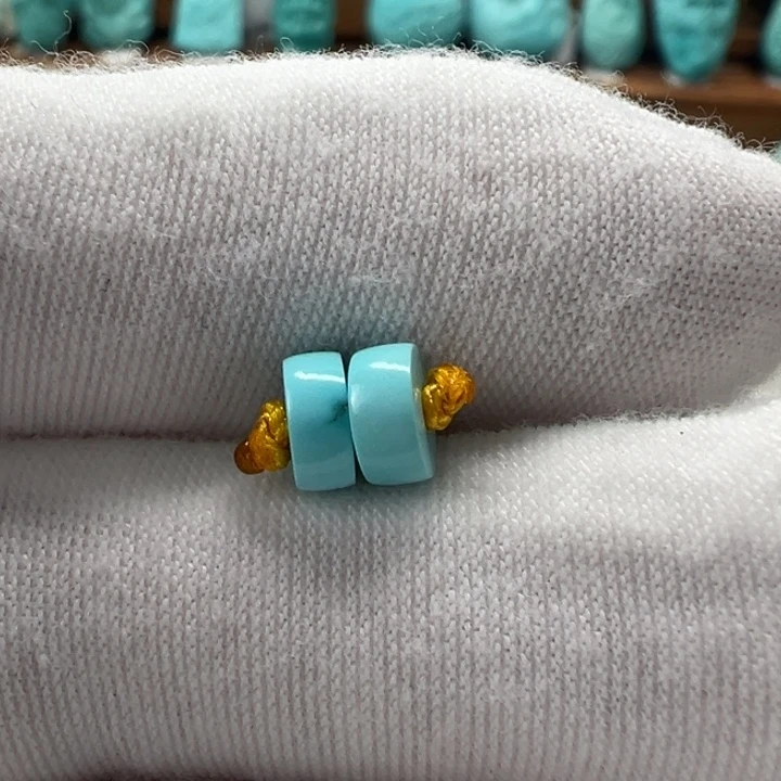 绿松石未镶嵌隔片6mm