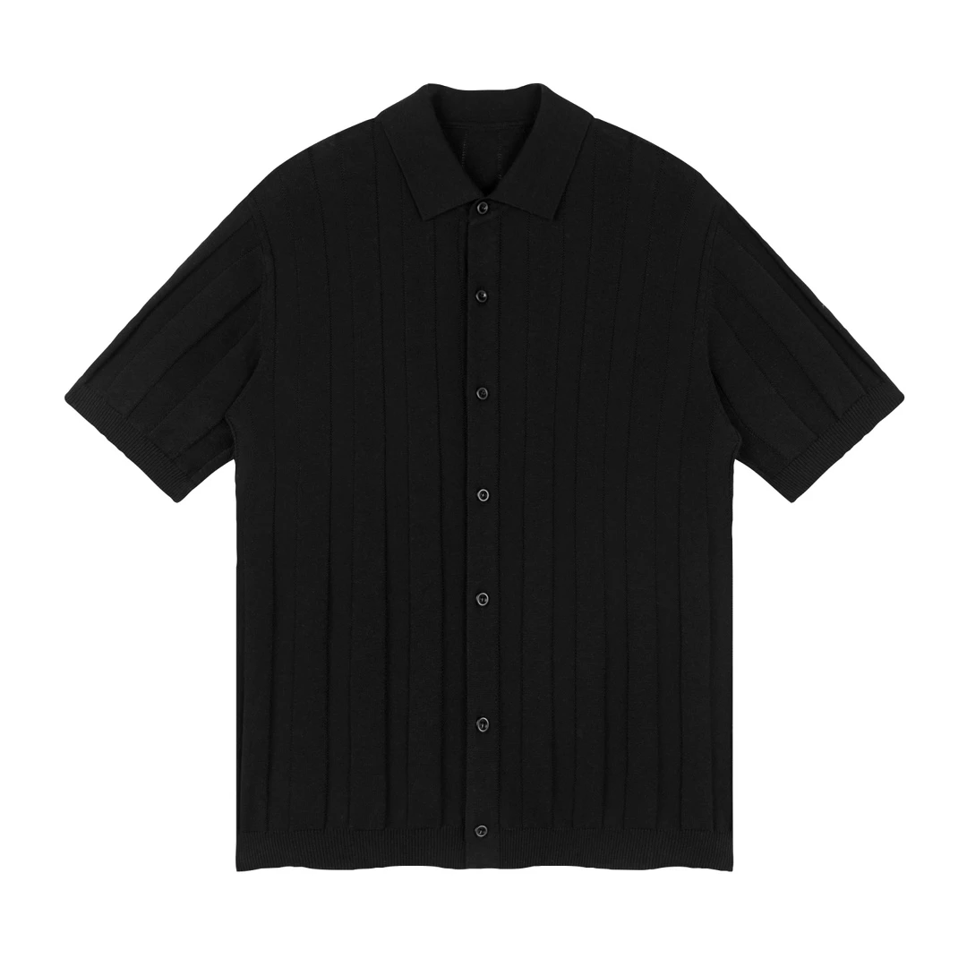 MAER BC风格「99还原」老钱风松弛亚麻短袖开衫POLO