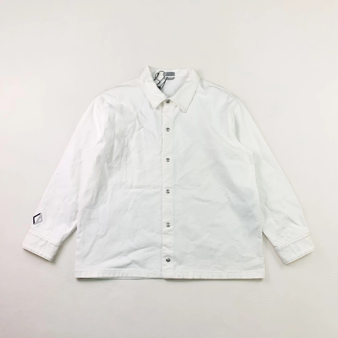 全新未使用 DIOR/迪奥 图案印花单排扣牛仔外套54码编码xb3947