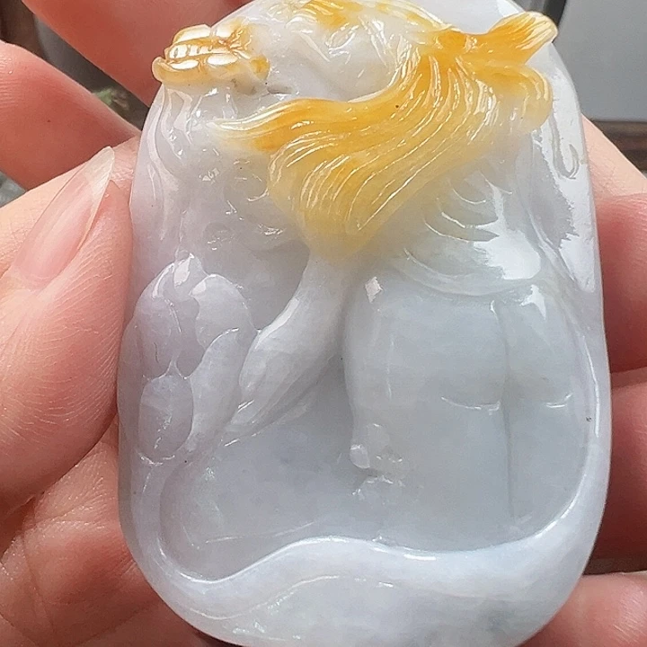 翡翠未镶嵌颈饰天然A然翡翠挂件