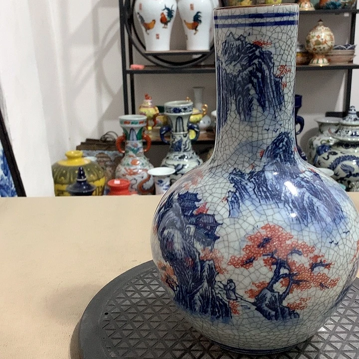 陶摆件博古架陶瓷摆件