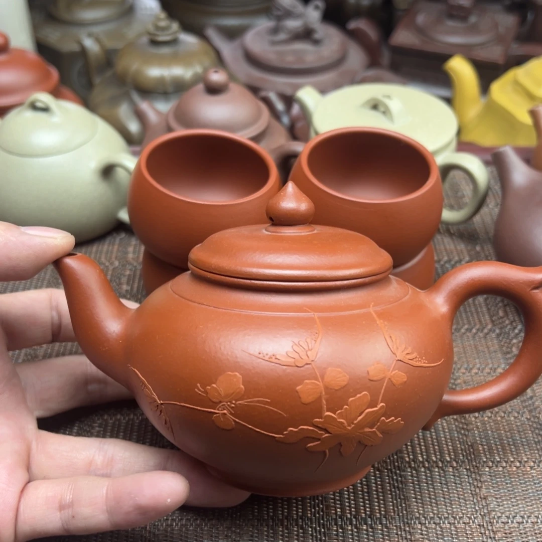 茶壶紫砂宜兴原矿紫砂壶350毫升容量