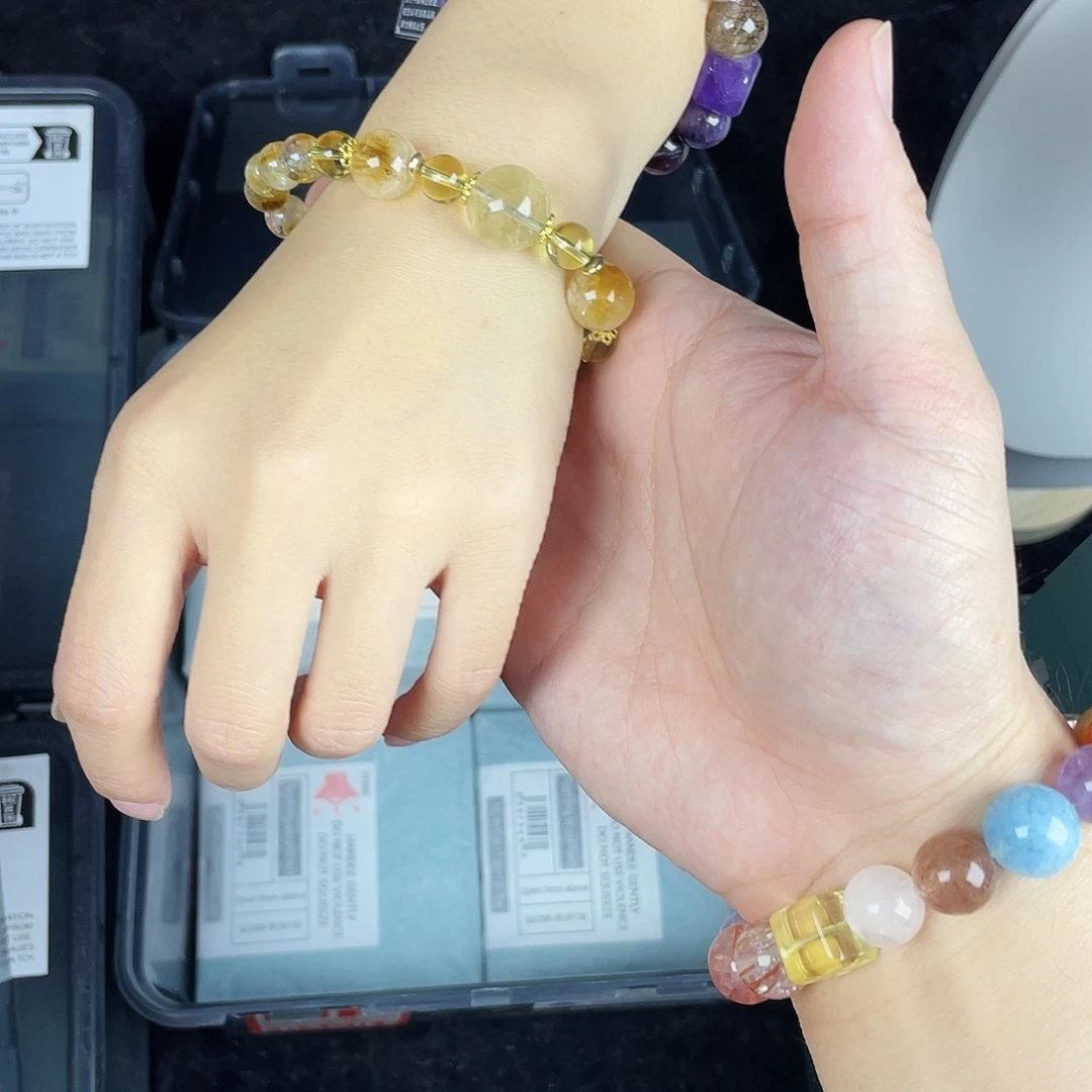 手链银S925镶嵌水晶