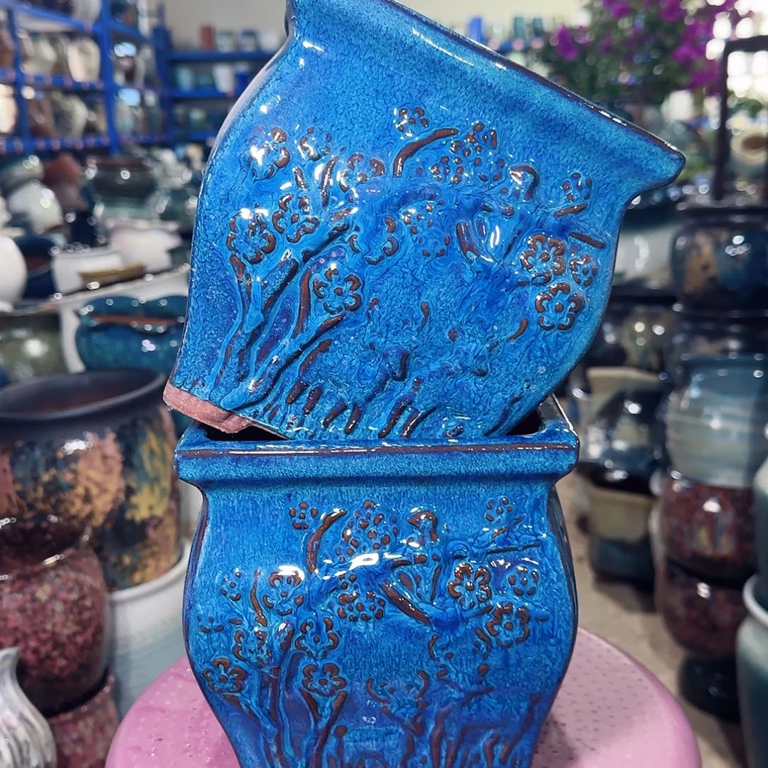 花盆紫砂高17口16……