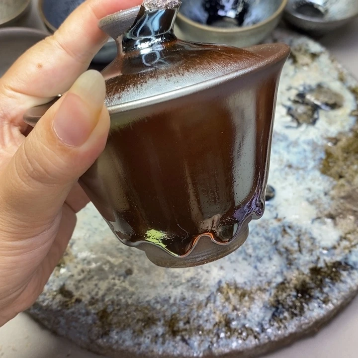 茶盏建窑建盏柴烧两才